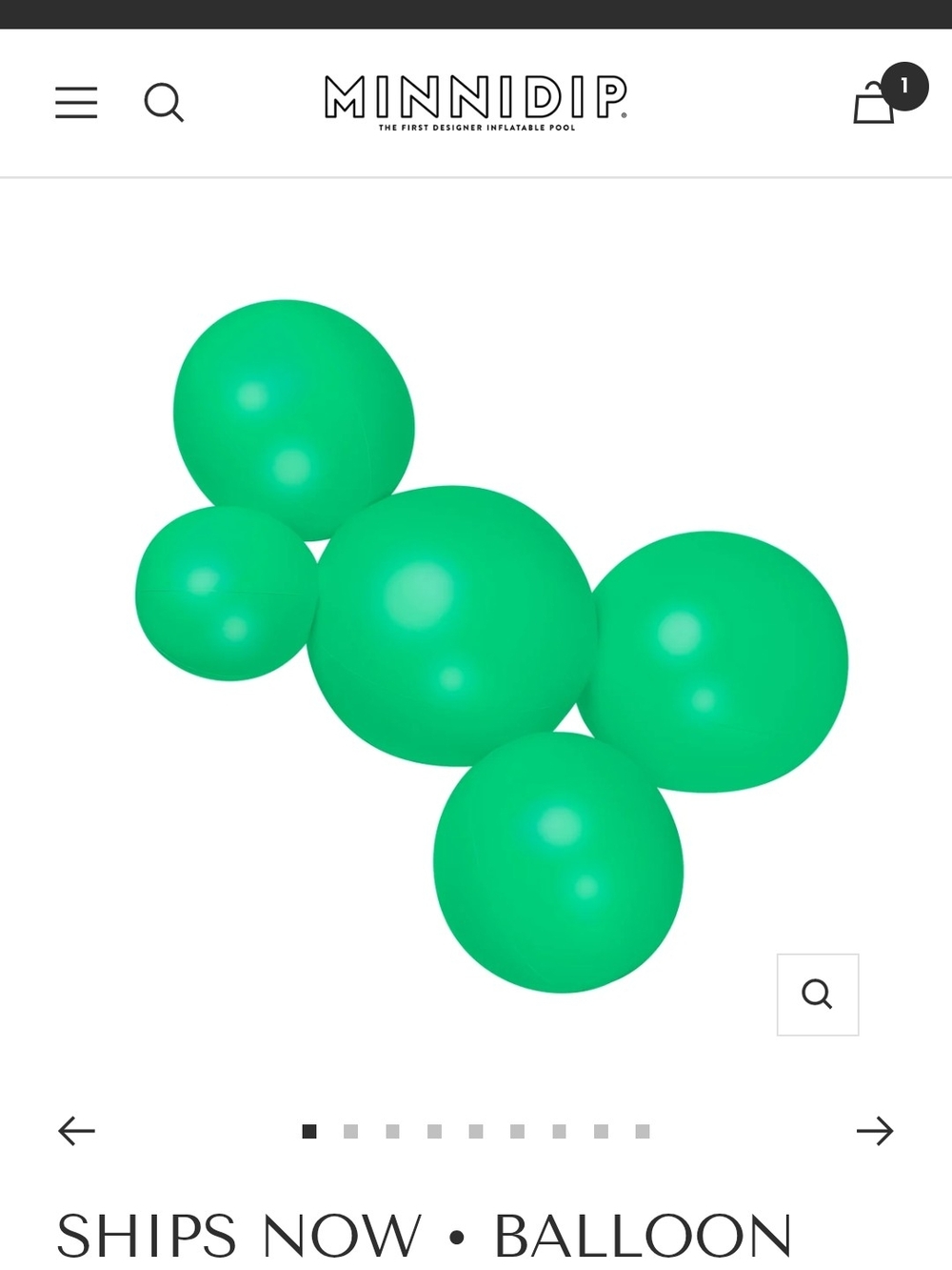 SET OF 6 colors Minnidip BALLOON Cluster: 5 CLUSTER BUNDLE - Picture 4 of 6